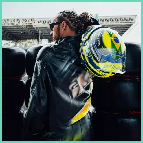 Mũ bảo hiểm Bell ‘Senna Sempre’ của Lewis Hamilton